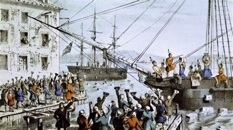 Das Boston Tea Party: Eine koloniale Protestbewegung gegen die britische Steuerpolitik und ein Katalysator für den Amerikanischen Unabhängigkeitskrieg